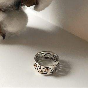 Pandora Two-tone & diamond ring